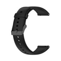 "Best Accessories" silikoninis dirželis išmaniajam laikrodžiui, 22 mm pločio, juodas