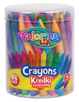 Vaškinės kreidelės Colorino Kids, 64 vnt