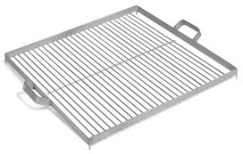 50x50 cm nerūdijančio plieno grotelės CookKing 70 cm ugnies dubeniui