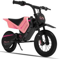 Vienvietis vaikiškas elektrinis motociklas EVERCROSS Tech EV05M, rožinis
