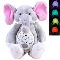 Pliušinis projektorius Elephant muzikinė dėžutė dramblys