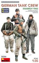 Klijuojamas Modelis MiniArt 35354 German Tank Crew.Kharkov 1943 Resin Heads 1/35