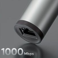 PULWTOP USB Type C į Ethernet RJ45 Gigabit Adapteris 100/1000Mbps Tinklo plokštė PC Nešiojamam kompiuteriui.