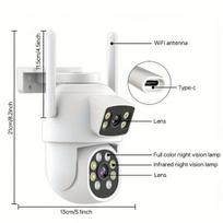 Apsaugos Kamera Wifi 360°