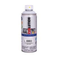 Vandens pagrindo akriliniai purškiami dažai pilka RAL 7035 PintyPlus Evolution 400ml