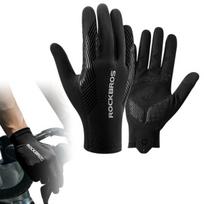 Ilgos Vasarinės Dviratininkų Pirštinės Black Unisex Rockbros S, S