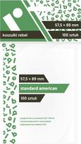 Kortų dėklas Rebel Sleeves - American Standard, 57.5x89mm, 100 Vnt