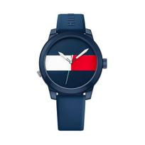 tommy hilfiger vyriškas laikrodis 1791322 denim (zf044a), granatowy