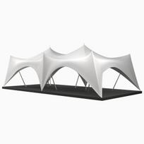 Crown Paviljonas 100 m2, baltas