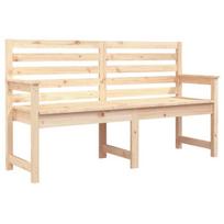 vidaXL Sodo suoliukas, 159,5x48x91,5cm, pušies medienos masyvas