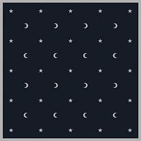 Moon and Stars kilimėlis taro kortoms