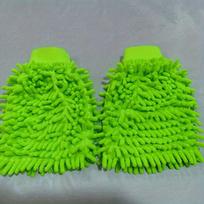Mikropluošto pirštinės automobilių plovimui, 2 vnt.,  Žalias