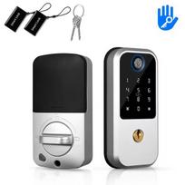 „Deadbolt“ išmanusis užraktas su „TTLOCK Bluetooth APP“ pirštų atspaudų durų užraktu, berakčiu durų užraktu, skaitmeniniu elektroniniu užraktu namams.