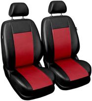 Odiniai užvalkalai COMFORT 1+1 (2 sėdynės) raudoni AutoDekor