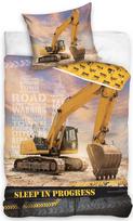 Vaikiškas patalynės komplektas Excavator, 140x200, 2 dalių