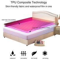 Čiužiniai Čiužiniai Apsauga Pilka, Paklodė Drėgmei Apsauga Neperšlampama Lovos Paklotai Medvilniniai Čiužinio Užtiesalai Tylus Tinka Box Spring Bed