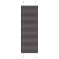Plisuota žaliuze juoda 45x150 cm audinio plotis 44,4 cm