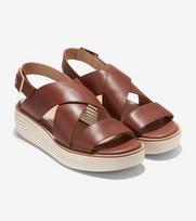 Moterų sandalai Cole Haan Og Platform Sandal, rudi