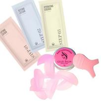 Rinkinys blakstienoms ir antakiams laminuoti Pink