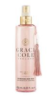 Gaivinantis ir drėkinantis kūno purškiklis su vanilės ir bijūno ekstraktais Grace Cole, 250 ml