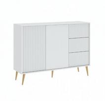 Komoda Intermeble Barcelona 2D3S, balta