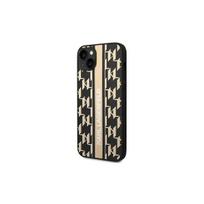 Karl Lagerfeld Apple iPhone 14 Pro 6.1 kietas dėklas Monogram Stripe Brown