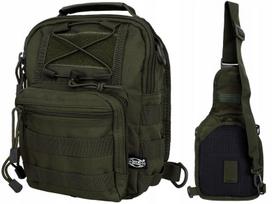 MFH Krepšys/kuprinė per vieną petį, 3L, su MOLLE sistema, žalias