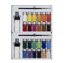 Tekstilės dažai Maaleo TextilArt, 10 ml x 24 vnt.