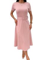 Elegantiška suknelė moterims Made in Italy, rožinė, М