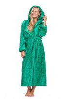 Chalatas moterims Elite Bamboo, žalias, L/XL