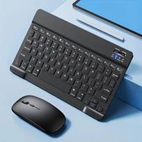Itin kompaktiška įkraunama bevielė klaviatūra - 25.4cm mini klaviatūros.