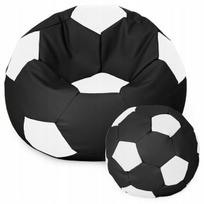 Sėdmaišis su pufu Ball XXXXL (100 cm), Black/White