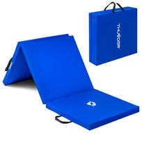 Sulankstomas gimnastikos čiužinys Thunder MG-02, 180x60x5 cm, mėlyna