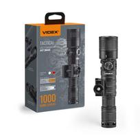 Įkraunamas 10 W LED žibintuvėlis su raudona šviesa Videx, su reguliuojamu priartinimu (Zoom) ir taktiniu mygtuku