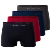 Besiūlės mikrofibros bokserinės kelnaitės Vincent Creation®, 4 poros