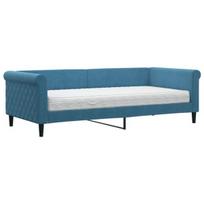 Sofa-lova vidaXL, 90x200 cm, mėlyna