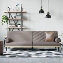 Sofa-lova su porankiais vidaXL, pilka
