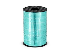 Plastikinė dovanų pakavimo juosta, turkio spalvos, 5mm/225m
