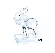 Stiklinė statulėlė dramblys, 6x4 H7.5cm