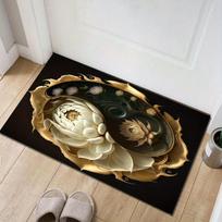Lotoso žiedo neslidus kilimėlis, 60cm iki 90cm