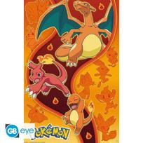 Kompiuterinis žaidimas POKEMON - Poster Maxi 91.5x61 - Fire Type