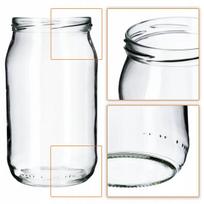 Konservavimo stiklainiai 900ml Stiklinis indelis Medaus uogienė 8 vnt + kamšteliai Fi82