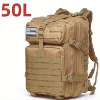 Vandeniui atspari žygio kuprinė,  50 l (chaki)