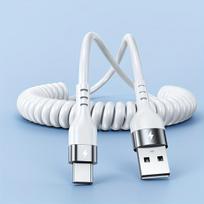 USB C greito įkrovimo laidas, Baltas