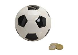 Keraminė pinigų dėžutė Futbolas