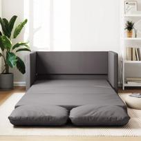 Grindų sofa-lova，Poilsio sofa, 2-1, pilka, 112x174x55cm, dirbtinė oda CFE83801