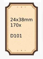 .NIIMBOT Etiketės Lipdukai D101 24*38mm 170vnt.