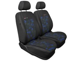 ELEGANCE 1+1 (2 vietų) automobilio sėdynių užvalkalai - MĖLYNI AutoDekor Peugeot, Dacia