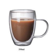 Dvigubo stiklo karščiui atsparus puodelis, J 450 ml