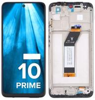 LCD + jutiklinis ekranas Xiaomi REDMI 10 PRIME, REDMI 10 (21061119DG, 21061119AG) (Restauruotas) Rėmelis juodas